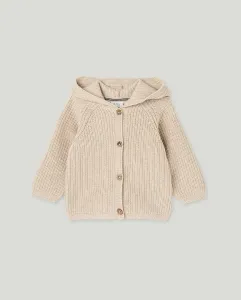 Однотонная вязаная кофта для маленького мальчика Baby El Corte Inglés, светло-серый