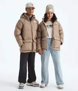 Короткая парка North Down с флисовой подкладкой для мальчиков и девочек The North Face, Mushroom Grey