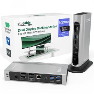 Док-станция Plugable 16-In-1 Quad Display Thunderbolt 4 Docking TBT4-UDZ