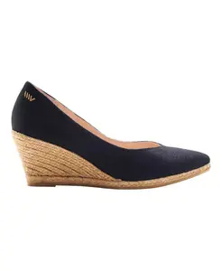 Эспадрильи на клиновидном каблуке Roses Canvas с V-образным вырезом VISCATA, серый