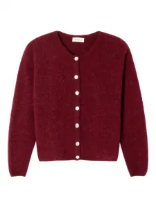 Кардиган Vitow в рубчик American Vintage, красный