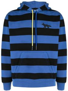 Худи в полоску Maison Kitsuné, синий