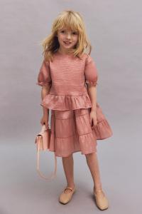 Многоярусная юбка H&M, розовый