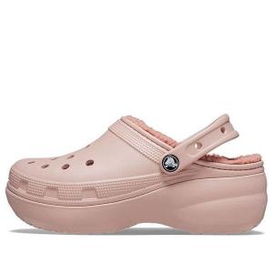 Сандалии classic lined clog 'pink' Crocs, розовый