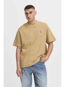 Рубашка STRAUL с круглым вырезом коричневого цвета !SOLID