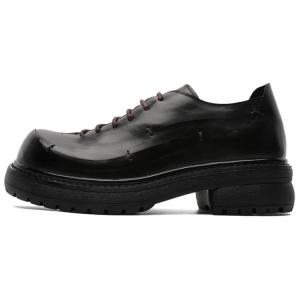 WEISHIBANGWEI Кожаные повседневные туфли унисекс коричневые со скрытой платформой, цвет Brown Hidden Wedge