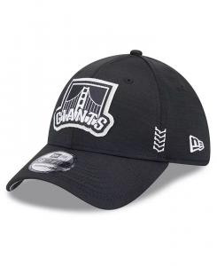 Мужская черная бейсболка San Francisco Giants 2024 Clubhouse 39THIRTY Flex Fit New Era