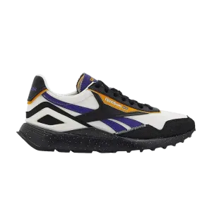 Кроссовки Reebok Classic Leather Legacy AZ 'Chalk Black Bold Purple', черный