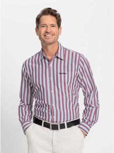 Рубашка с длинными рукавами в полоску клубничного и ледяного голубого цветов WITT WEIDEN