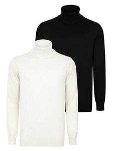 Свитер цвета экрю и черного цвета Felix Hardy