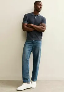 Обычная рубашка-поло с коротким рукавом New Look, Bright Blue