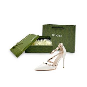 Dunnu Стройные каблуки на высоком каблуке для женщин в экрю подарочный набор, цвет Ecru Gift Box Set