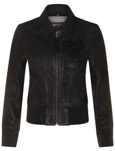 Университетский бомбер ma 1 modbury Infinity Leather, черный