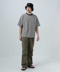 Футболка с коротким рукавом, компактная, в полоску BAYFLOW, белый