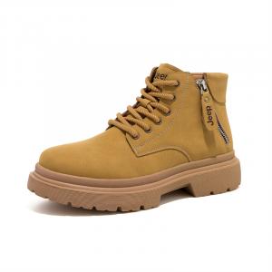 Мужские берцы до щиколотки Martin Boot Earth Yellow Jeep, с подкладкой из флиса Earth Yellow