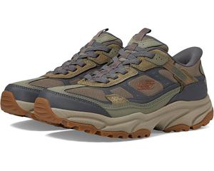Кроссовки SKECHERS Vigor AT Hands Free Slip-In Sneaker, цвет Olive/Gray