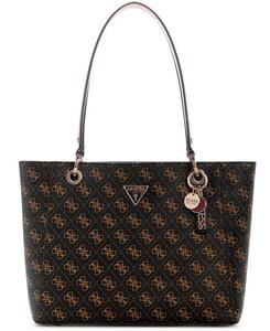Женская сумка-тоут Noelle II GUESS, Brown Logo