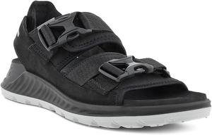 Мужские сандалии ECCO Exowrap с двумя ремешками и пряжкой, черный