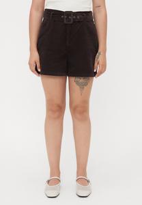 Шорты ONLY Petite ONLNESSA BELT, Seal Brown/Brown