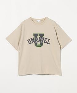 Футболка с большим логотипом/Детская 100-160 см United Arrows Green Relaxing Label, цвет Beige