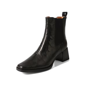 Echo&yolo Ботильоны женские, черно-коричневые