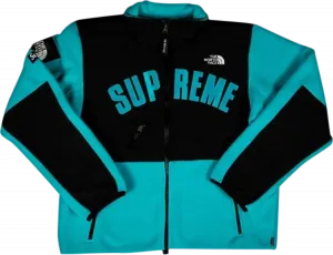 Куртка Supreme x The North Face Arc Logo Denali Fleece Jacket 'Teal', бирюзовый
