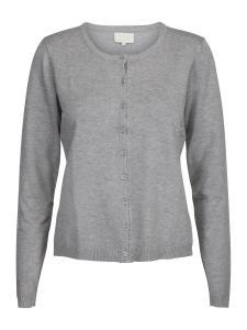 Вязаный кардиган minus New Laura, mottled grey