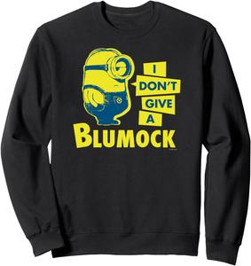 Толстовка Minion I DON'T GIVE A BLUMOCK Minions, черный