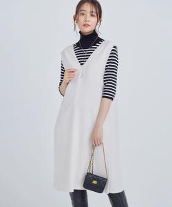 Легкое платье-свитер с двойным крестом Suite, цвет Sand Beige [002]