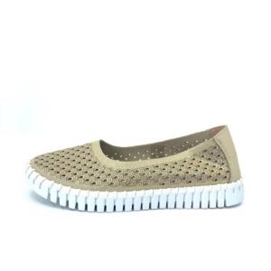 Женские балетки Tulipu в цвете платиновый Ilse Jacobsen, платиновый