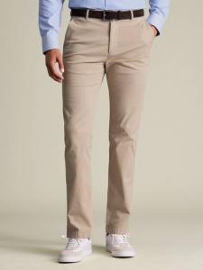 Брюки Slim Fit из хлопковой смеси Charles Tyrwhitt, Tan