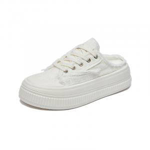 KLAOSD Женские противоскользящие закрытые тапочки устойчивые к истиранию бежевые, цвет Beige