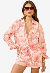 Шорты Lipsy PRINTED LIGHTWEIGHT, Red Shell/Salmon