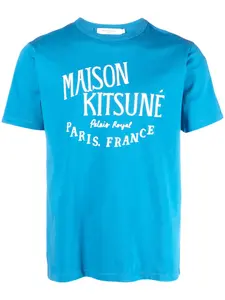 Футболка с логотипом Maison Kitsuné, синий
