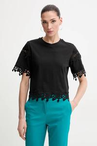 Хлопковая футболка Morgan, черный