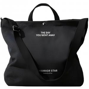 WARRIOR Холщовая сумка через плечо унисекс, Black