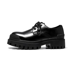 Повседневные мужские туфли SHUPATE черные однослойные