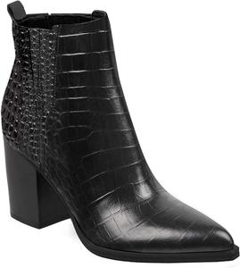 Женские ботильоны Imily Bela с заостренным носком, массивным каблуком средней высоты, искусственной замшей, T-Black