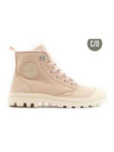 Palladium Теплые женские зимние туфли Pampa бежевого цвета