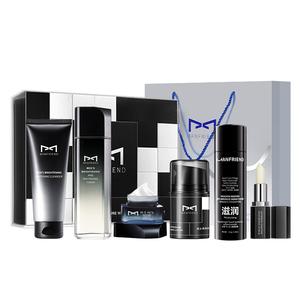 Мужской набор для увлажнения и осветления кожи восстановление увлажнение очищение выравнивание тона 6 предметов MANFRIEND