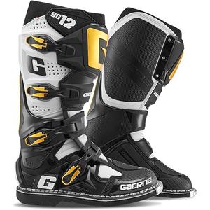 Мотоботы Gaerne SG12 2174-120, черный/белый/золотой