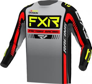 Кофта Джерси FXR Clutch Pro 2023 для мотокросса, серый/черный/красный