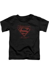 Футболка с коротким рукавом Superman для малышей Gildan, черный