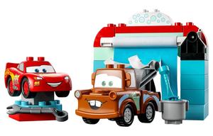 Конструктор «Молния Маккуин и автомойка Мэтра» 10996 Lego, lightning mackun and thread dies car wash fun