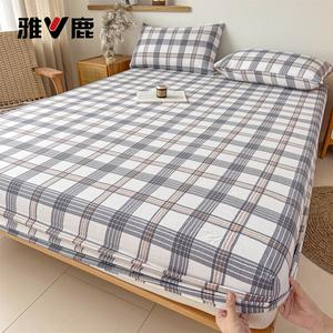 Yalu Комплект постельного белья из 3 предметов (простыня на резинке 150х200 см, 2 наволочки), хлопок, мягкий