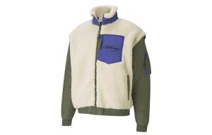 Мужская бархатная куртка Puma, цвет Army Green