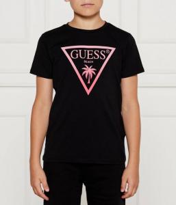 Футболка детская Guess с пальмой, черный
