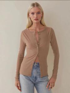 Вязаный кардиган Hiccup, мокко