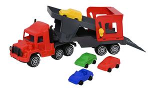 Большой эвакуатор на четыре машины, 47 см. Высокое качество. Tactic