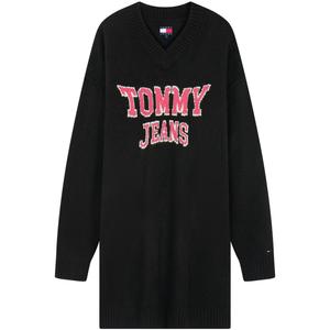 Женское платье с длинными рукавами Tommy Hilfiger, черный